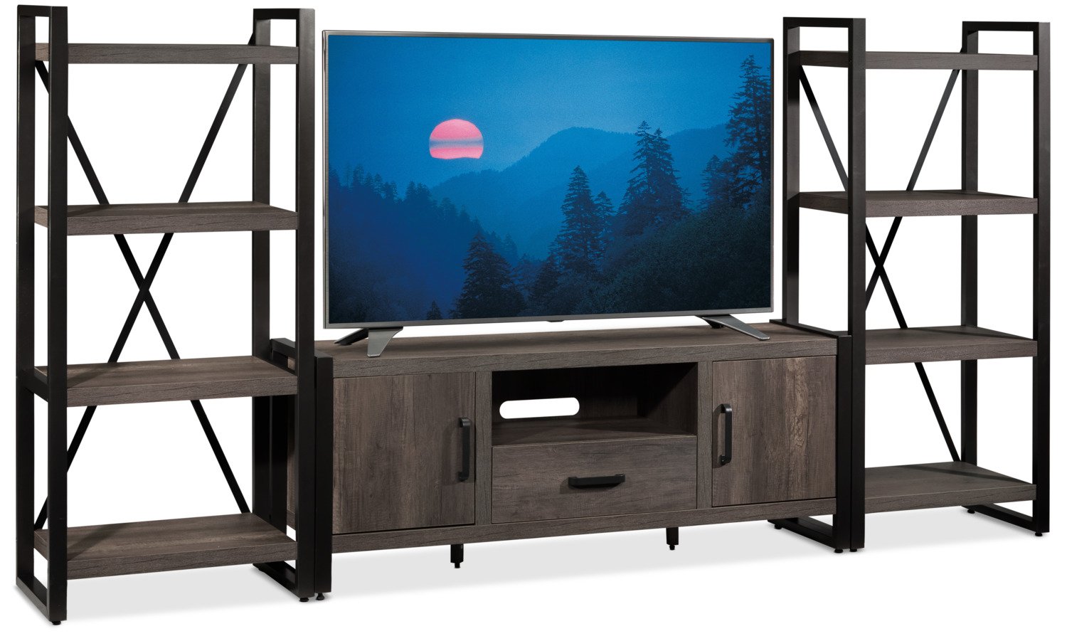 Dean TV Stand - Greystone