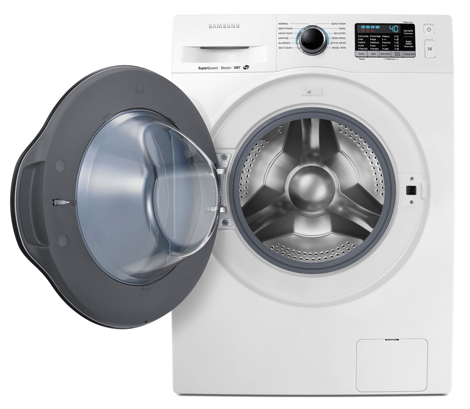 Samsung White Front-Load Washer (2.6 Cu. Ft. IEC) - WW22K6800AW/A2