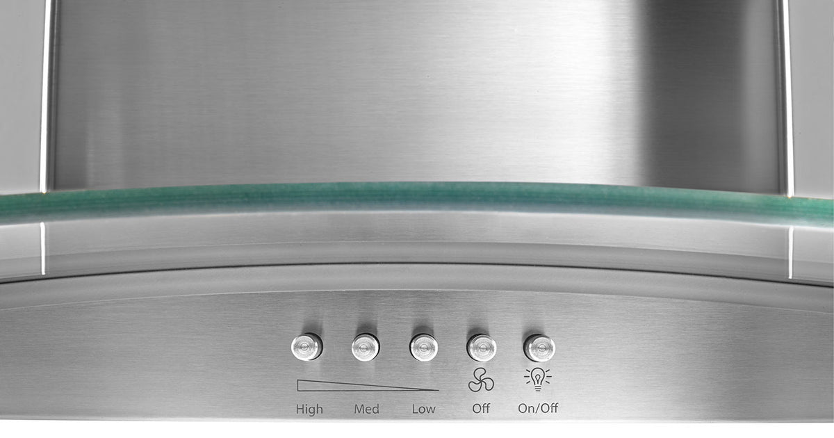 Whirlpool Stainless Steel 30" 400 CFM Wall-Mount Range Hood - WVW51UC0FS