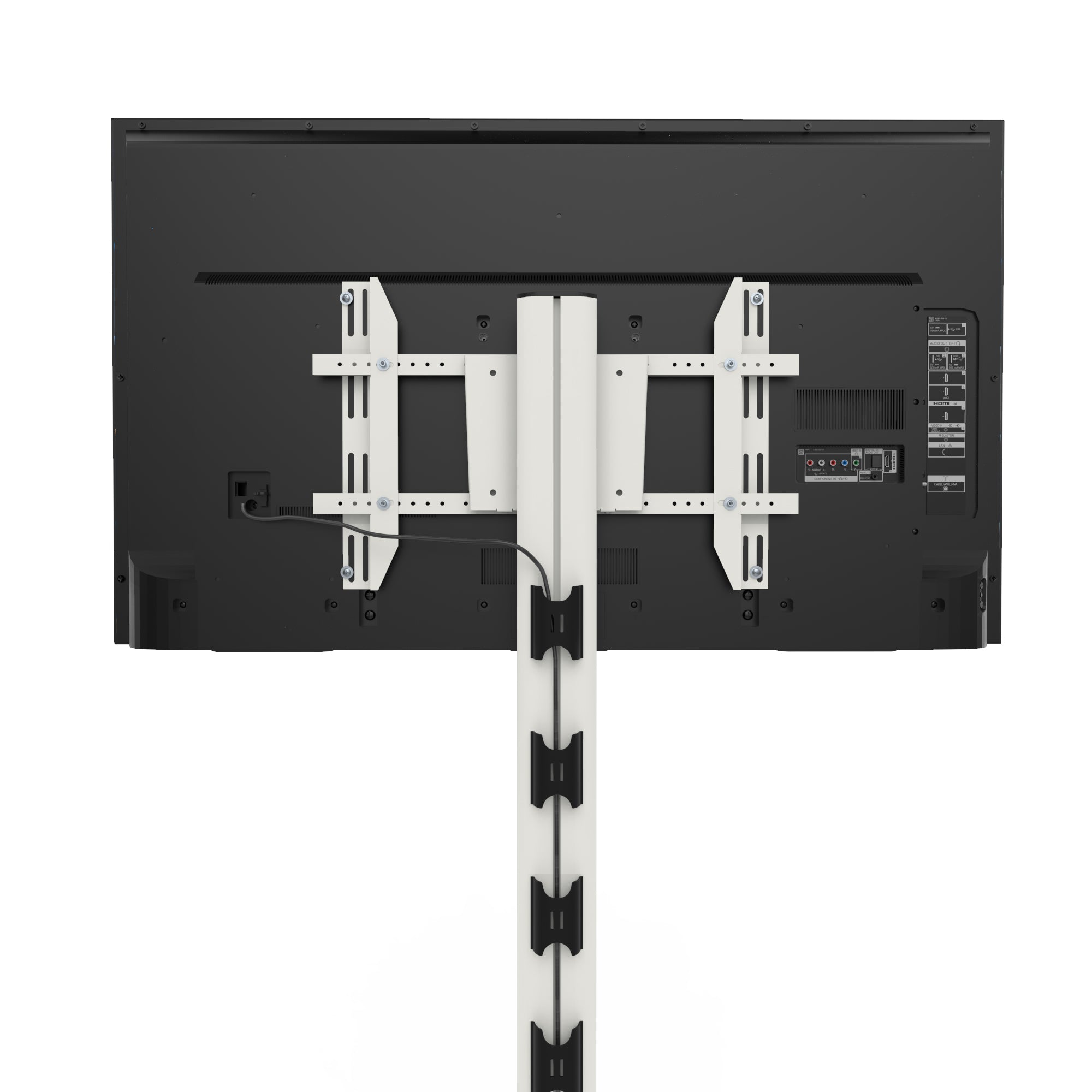 Rolling Mobile TV Floor Stand for 37" to 65" TVs - MKH65W