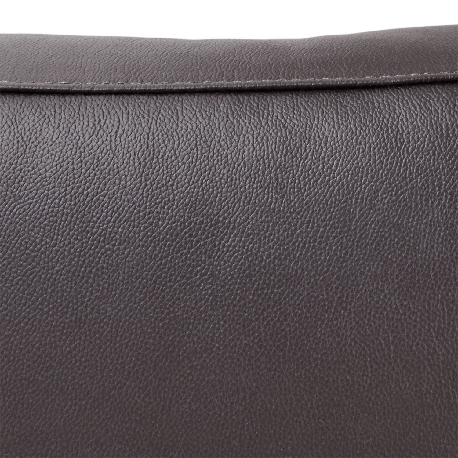 Kylie Leather Loveseat - Coffee