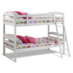 Charlie Twin Bunk Bed - White