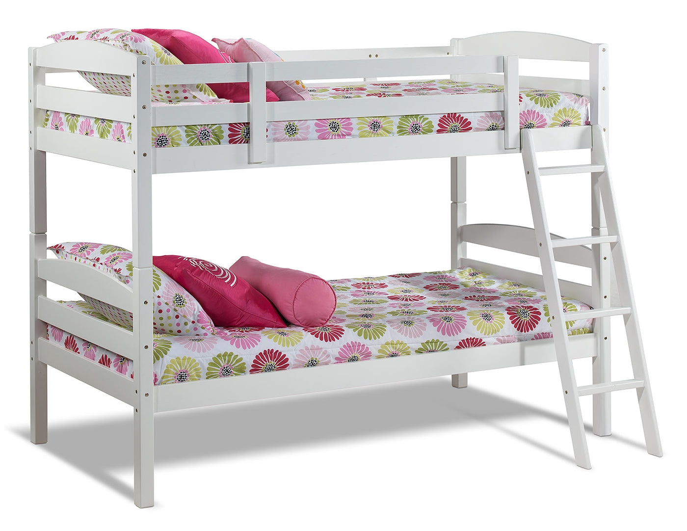 Charlie Twin Bunk Bed - White