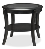 Theo End Table - Charcoal Grey