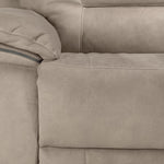 Pasadena 3-Piece Reclining Sofa with Right-Facing Chaise - Light Grey