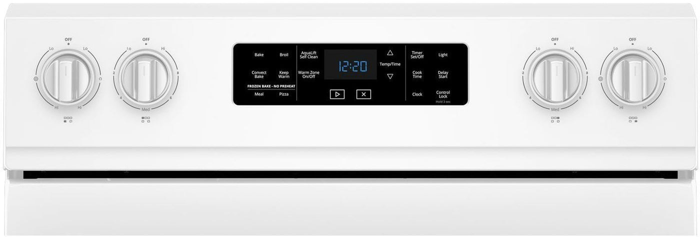 Whirlpool White Freestanding Electric Convection Range (6.4 Cu. Ft.) - YWFE775H0HW
