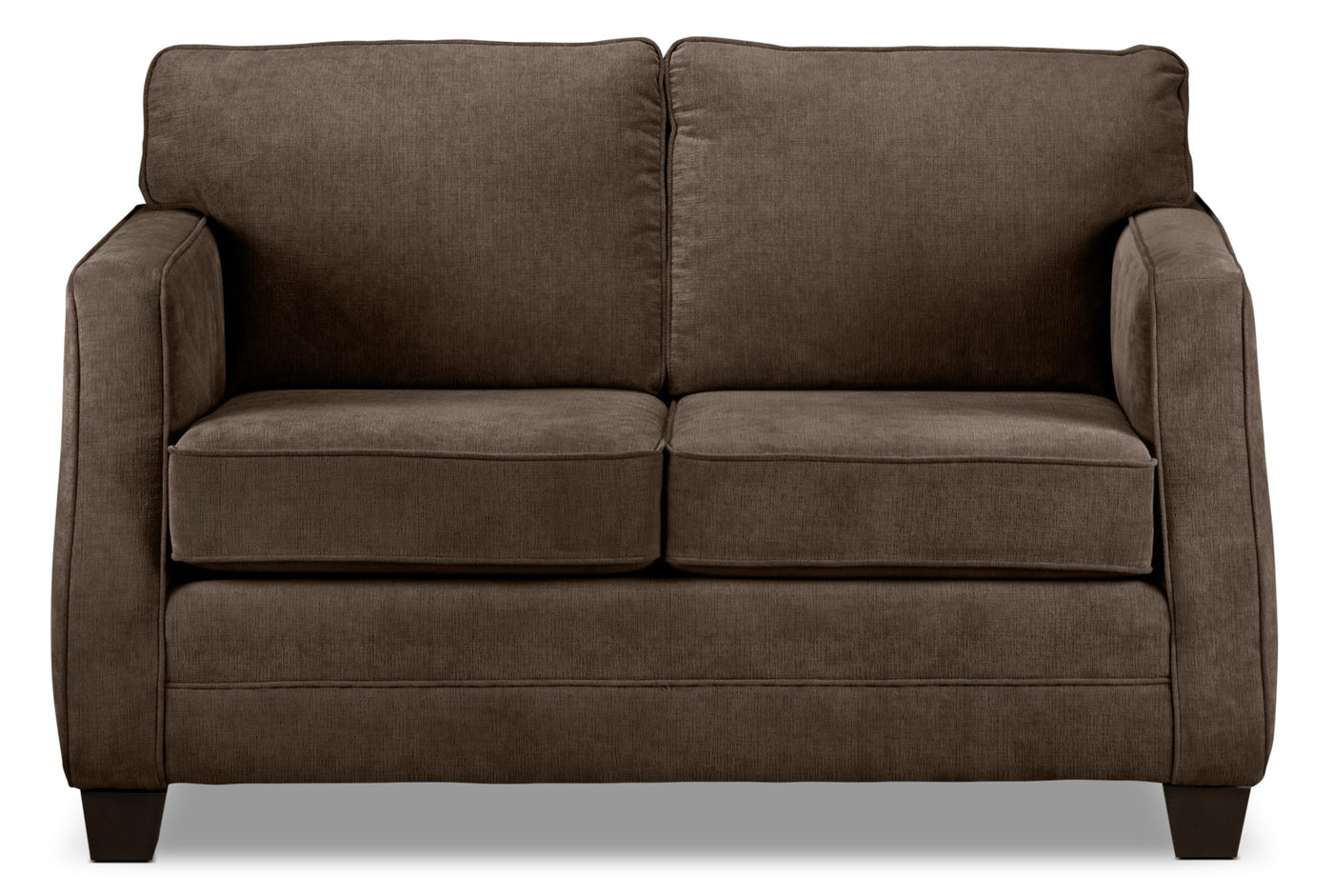 Agnes Loveseat - Chocolate