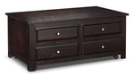 Ines Lift-Top Coffee Table - Espresso
