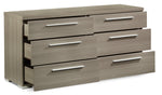 Bay Hill 6 Drawer Dresser - Grey