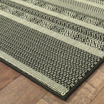 Ledger W1802KL Striped Area Rug (5'3"X7'6")