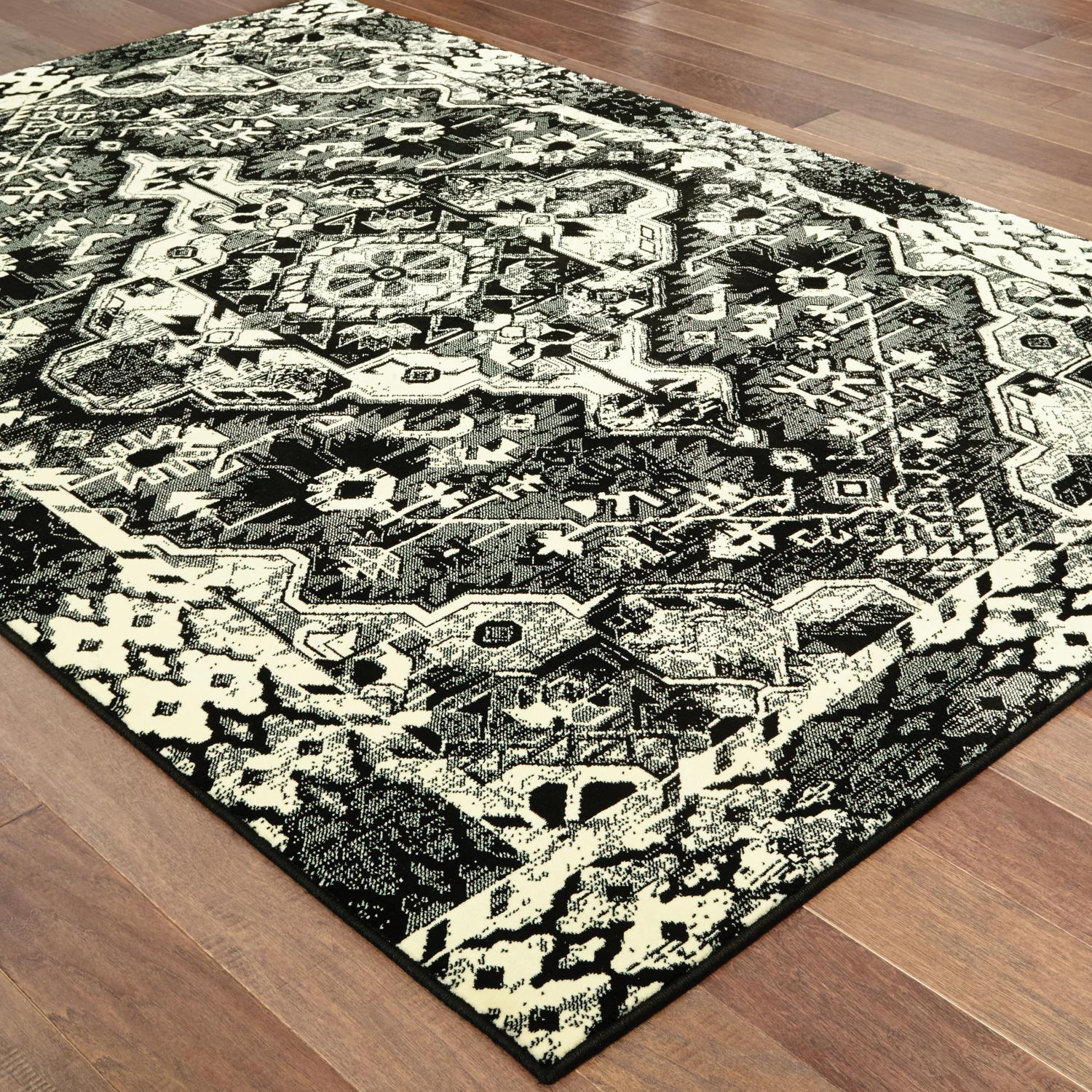Ledger W5603KL Tribal Area Rug (6'7"X9'6")