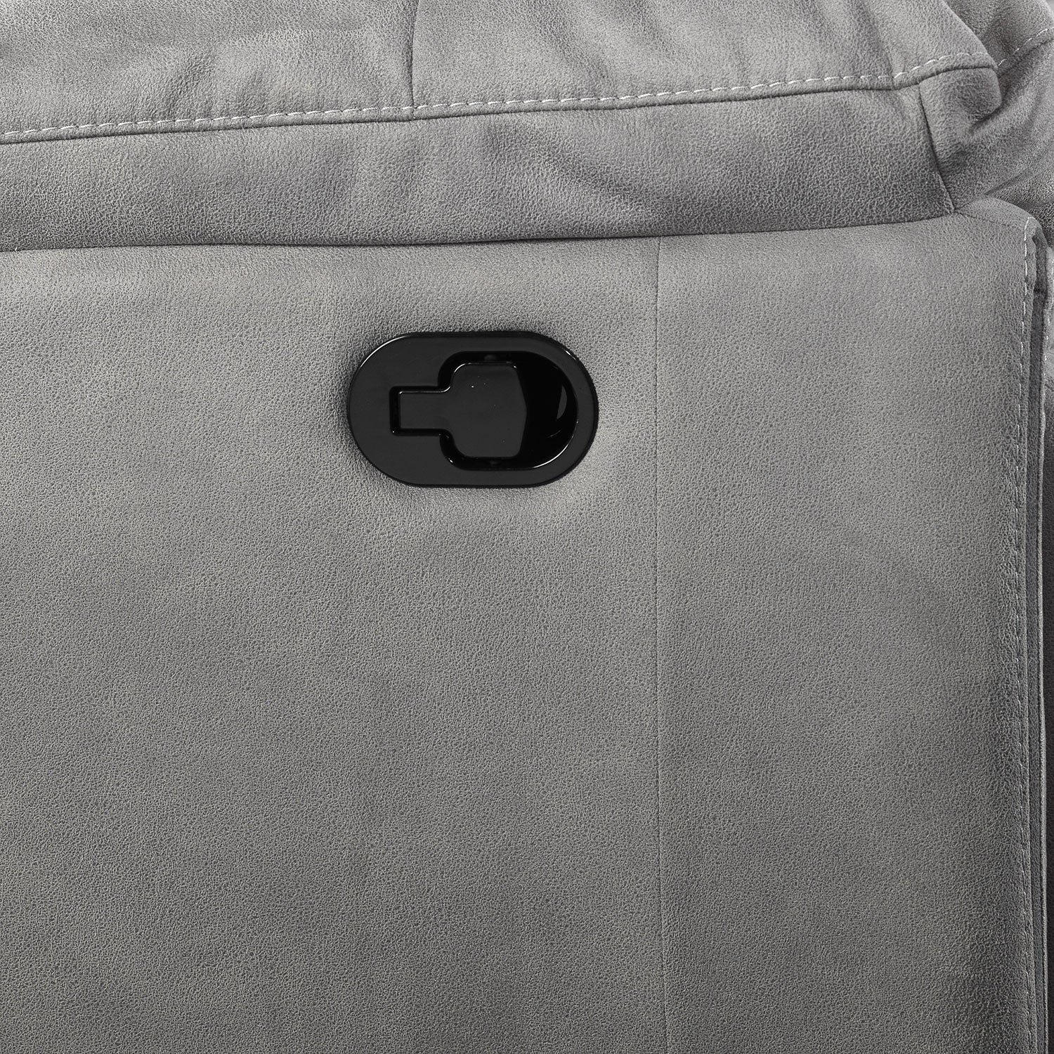 Pasadena 6-Piece Reclining Sectional with Left-Facing Chaise - Light Grey