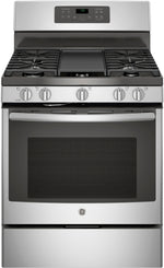 GE Stainless Steel Freestanding Gas Convection Range (5.0 Cu. Ft.) - JCGB700SEJSS