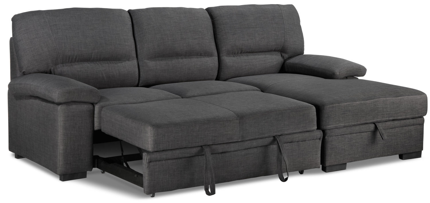 Tessaro Pop-Up Sofa Bed - Charcoal