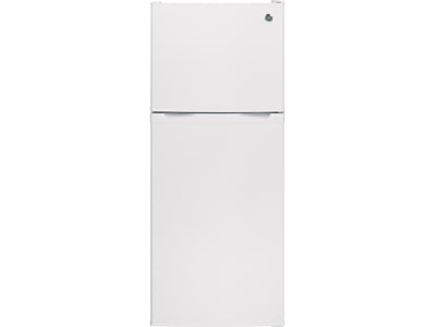 GE Réfrigérateur 11,55 pi³ avec congélateur en haut blanc GPE12FGKWW