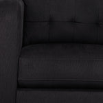 Anthena Sofa, Loveseat and Chair Set - Charcoal