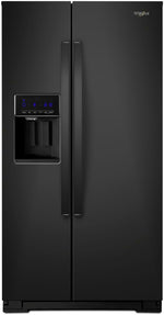 Whirlpool Black Counter-Depth Side-by-Side Refrigerator (21 Cu. Ft.) - WRS571CIHB