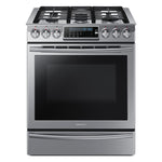 Samsung Stainless Steel Slide-In Gas Range (5.8 Cu. Ft.) - NX58H9500WS