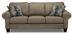 Drake Sofa, Loveseat and Chair Set - Mercury