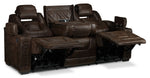 Dakota Power Reclining Sofa - Walnut