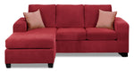 Fava Chaise Sofa - Red
