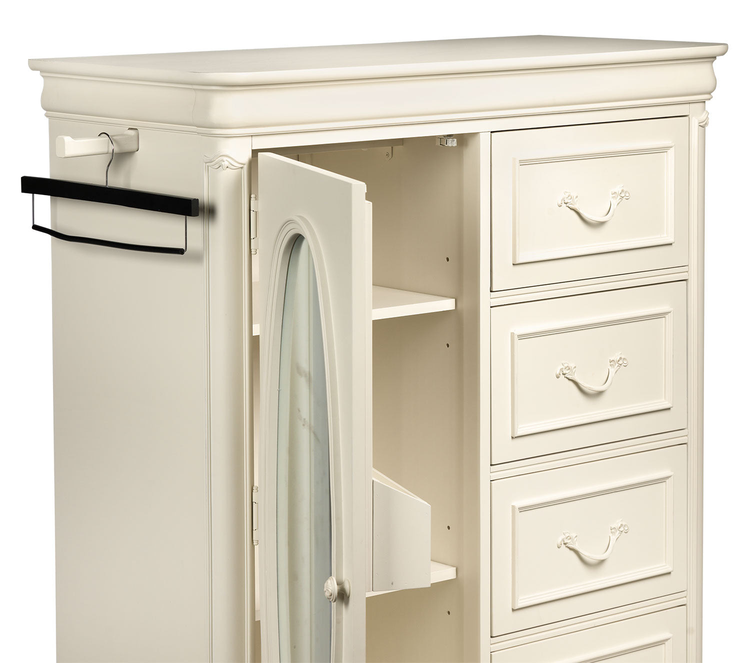 Amber Door Chest - Antique White