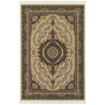 Marieville W111W2L Traditional Medallion Area Rug (5'3"X7'6")