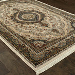 Marieville W111W2L Traditional Medallion Area Rug (5'3"X7'6")