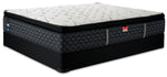 Sealy Pathos Plush Queen Mattress and Low-Profile Boxspring Set