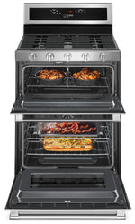 Maytag Stainless Steel Freestanding Gas Double Oven (6.0 Cu. Ft.) - MGT8800FZ