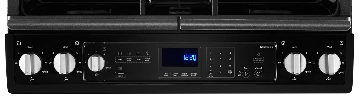 Whirlpool Black Slide-In Gas Range (5.8 Cu. Ft.) - WEG745H0FE