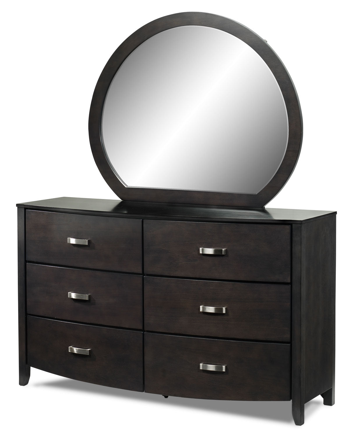 Cinema 6-Piece Queen Storage Bedroom Package - Charcoal