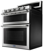 Maytag Stainless Steel Freestanding Gas Double Oven (6.0 Cu. Ft.) - MGT8800FZ