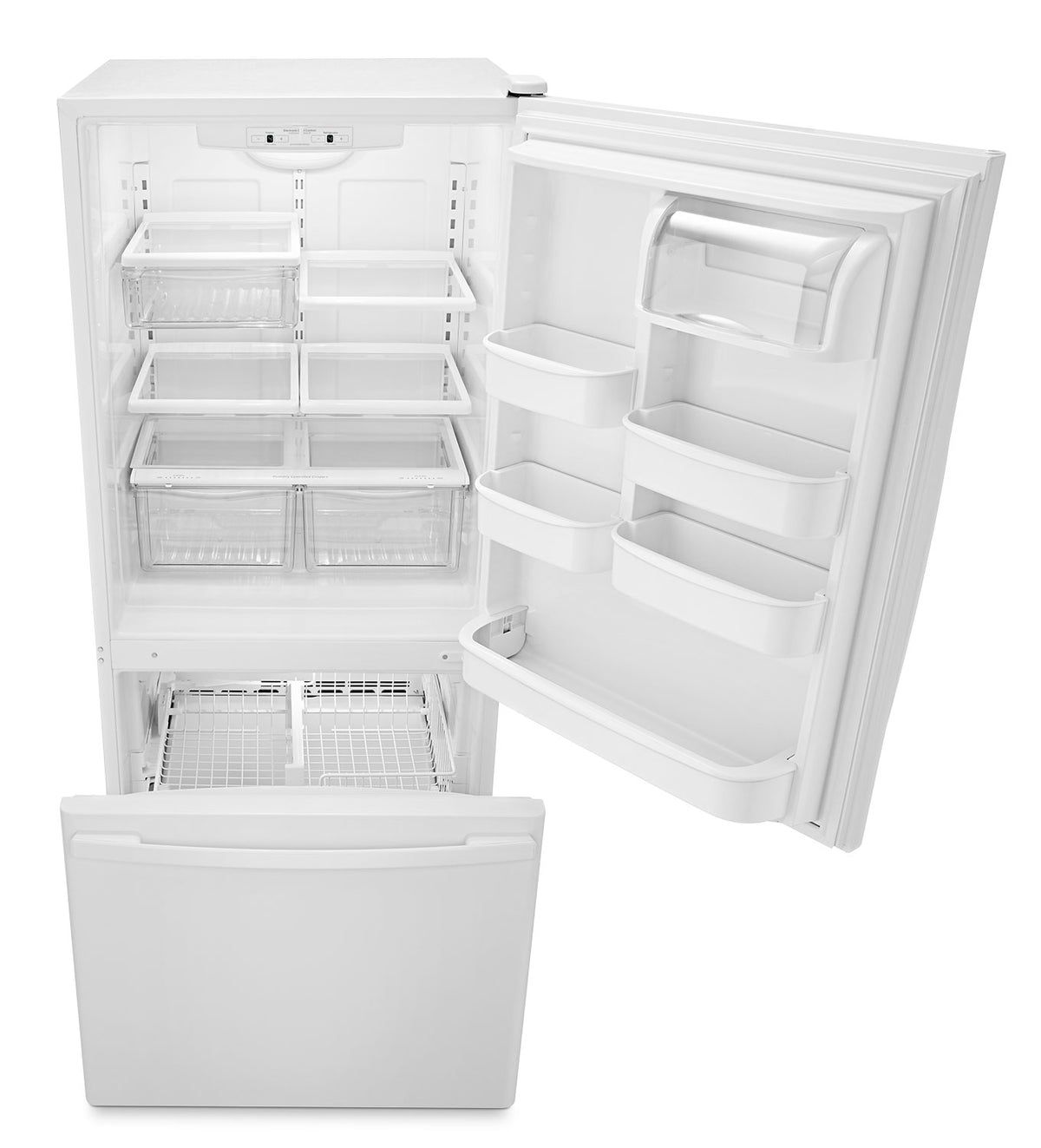 Amana White Bottom-Freezer Refrigerator (18.7 Cu. Ft.) - ABB1924BRW