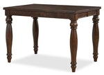 Kingstown 7-Piece Extendable Counter Height Dining Set - Chocolate