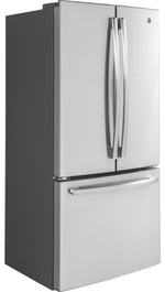 GE Stainless Steel Counter-Depth French Door Refrigerator (18.6 Cu. Ft.) - GWE19JSLSS