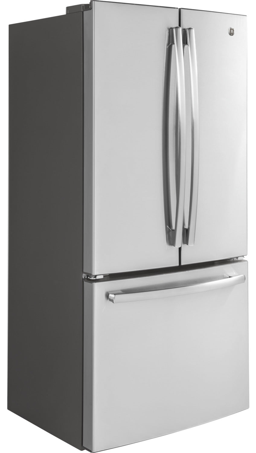 GE Stainless Steel Counter-Depth French Door Refrigerator (18.6 Cu. Ft.) - GWE19JSLSS