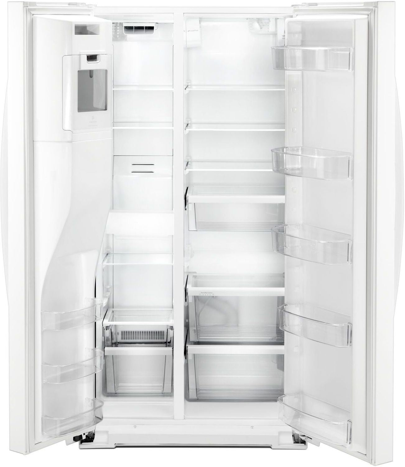 Whirlpool White Counter-Depth Side-by-Side Refrigerator (21 Cu. Ft.) - WRS571CIHW