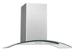 Frigidaire Stainless Steel and Glass 42" 400 CFM Island/Peninsula-Mount Range Hood - FHPC4260LS