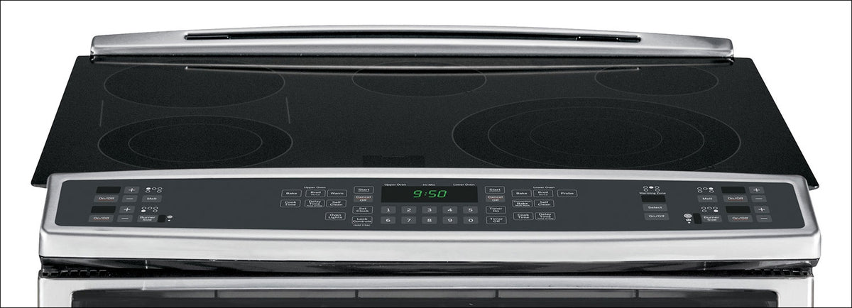 GE Stainless Steel Slide-In Electric Double-Oven Convection Range (6.6 Cu. Ft.) - PS950SFSS