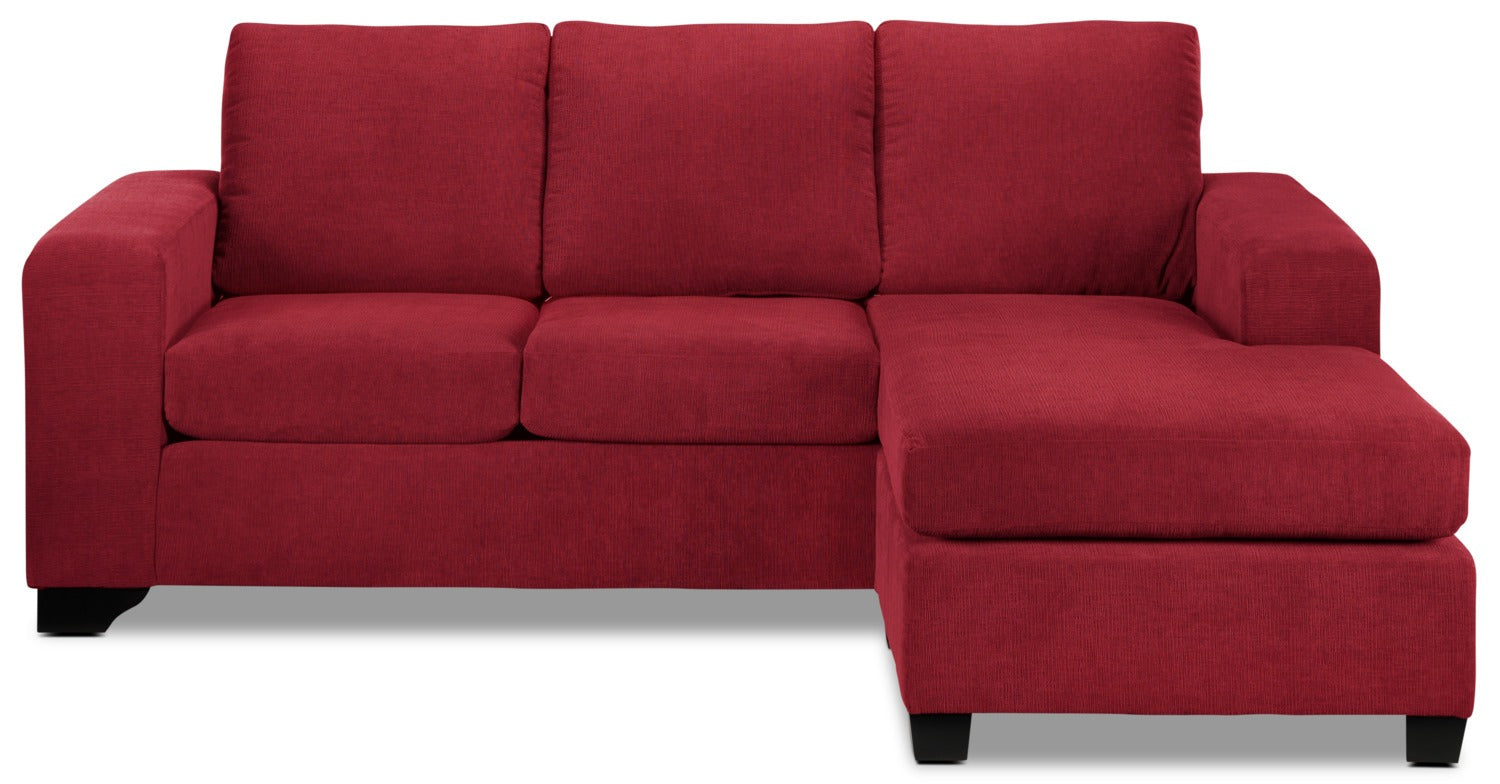 Fava Chaise Sofa - Red