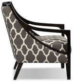 Samara Accent Chair - Brown and Beige