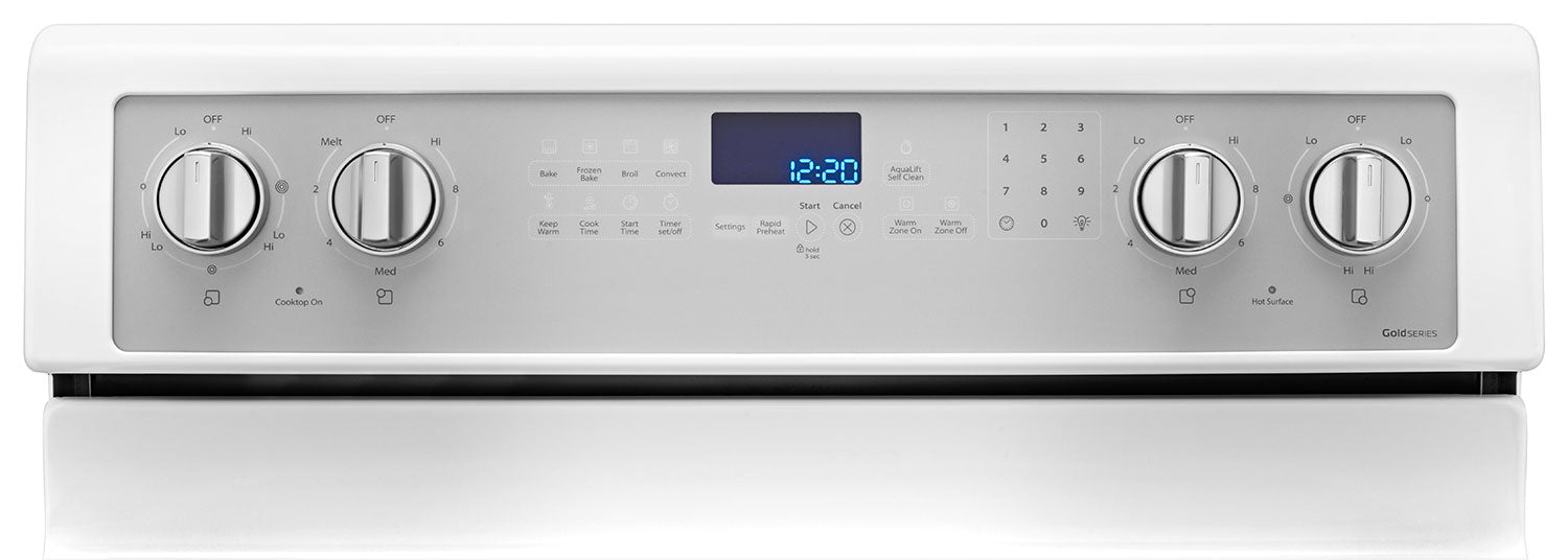 Whirlpool White Freestanding Electric Range (6.4 Cu. Ft.) - YWFE745H0FH