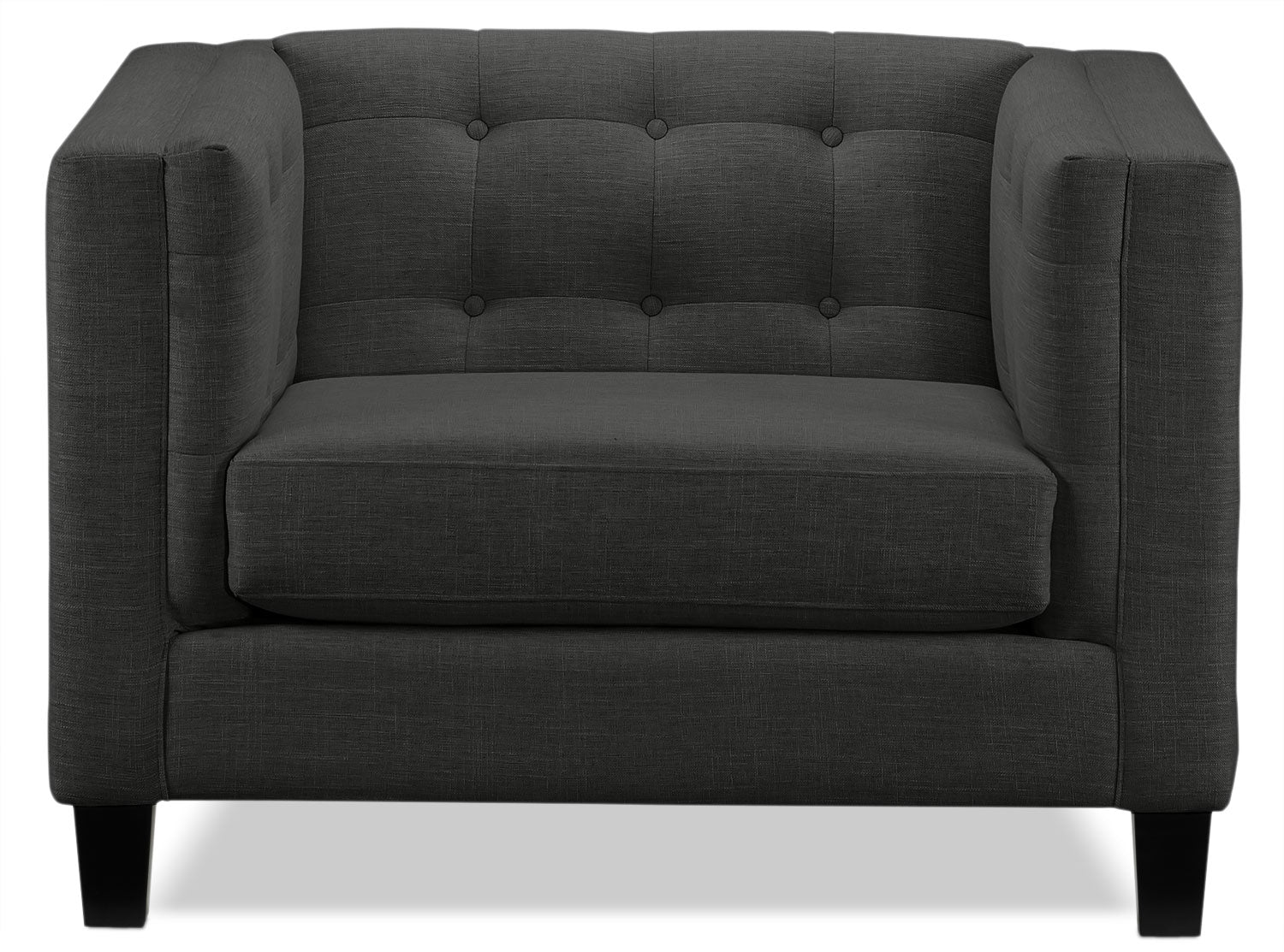 Astin Chair and a Half - Dark Grey