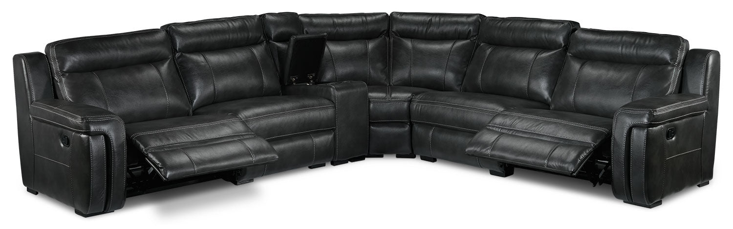 Bolero 6-Piece Reclining Sectional - Grey