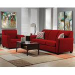 Ashby Queen Sofa Bed - Red