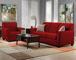 Ashby Queen Sofa Bed - Red
