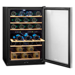 Frigidaire Stainless Steel 38-Bottle, Two-Zone Wine Cooler - FFWC38C2QS