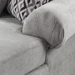 Jupiter 4-Piece Sectional with Right-Facing Chaise - Ash Grey