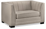 Mika Chair and a Half - Taupe